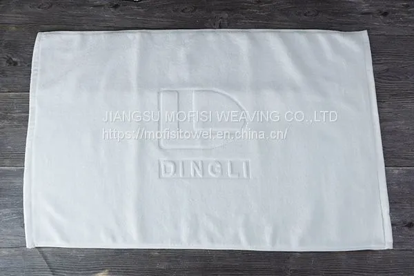 Colorful 50*75cm 100% Cotton Bath Mats for Hotels photo-4