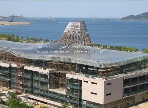 Weihai Civic Cultural Centre Pipe Truss Structure Project photo-2