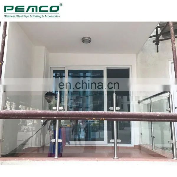 Balustrade Factory Stainless Steel Terrace Railing Glass Balustrade Inox Balcony Railing photo-2
