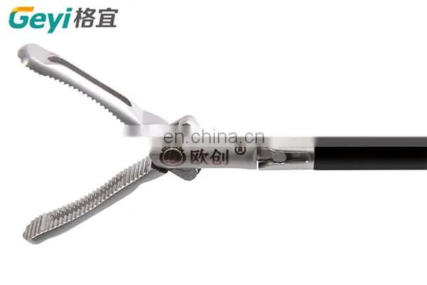 Laparoscopic V-shaped Grasping Forceps With Handle Surgical Instrument photo-3