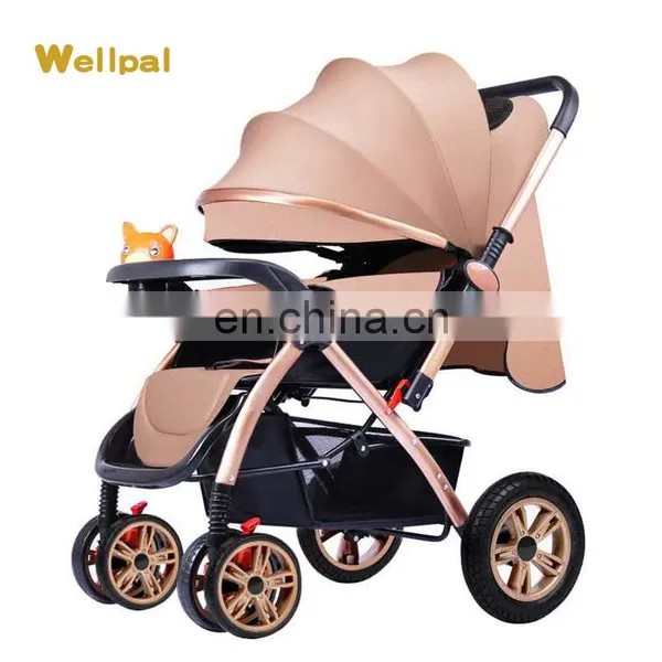 Aluminum Frame Luxury Prams 3 in 1 Baby Strollers Wholesale photo-2