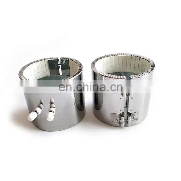 220v 200w 300w 400w Industrial Electric Extruder Barrel 800 Celsius Ceramic Heater With Spring photo-5
