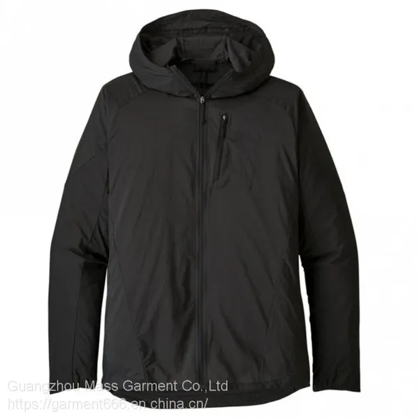 2021 New Hot Sale High Quality 100% Polyester Fiber Reflective Zipper 100% Polyester Zippered Chest Pocket Breathable Ultra Light Air Jacket photo-2