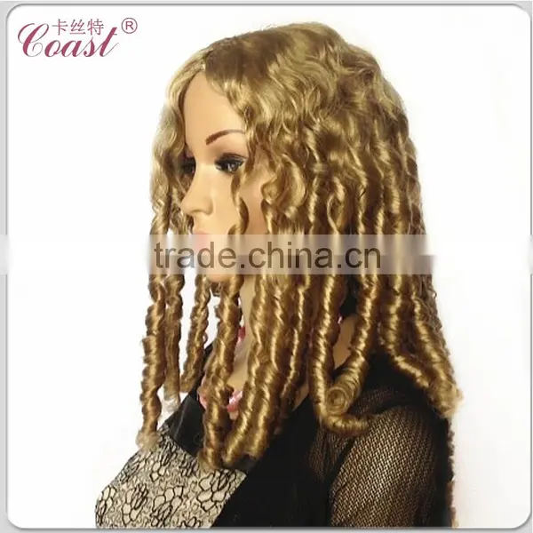 Middle Parting Synthetic Wigs Curly photo-4