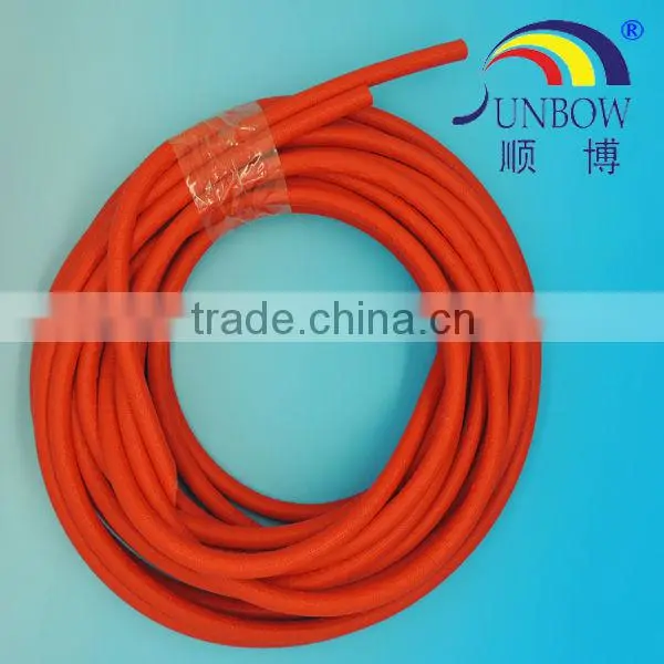 Sunbow High Temperature Resistant 7.0KV Soft Silicone Rubber Glassfiber Sleeving (Inner Silicone RUBBER and Outer Fiber) photo-6