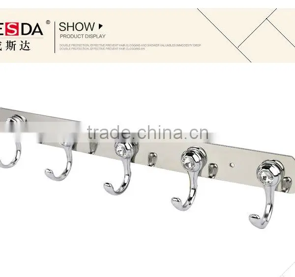 Wesda Aluminum Alloy Bathroom Wall Hanger Bathroom Accessory Hook 315 photo-5