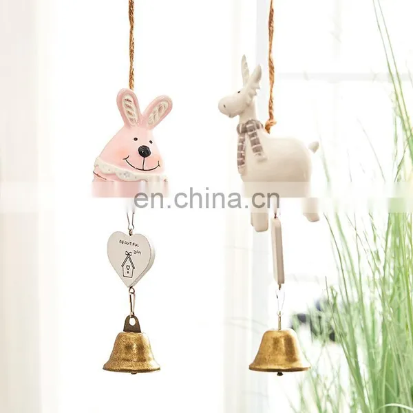 Nordic Wind Lovely Cartoon Ceramic Animal Fengling Creative Children's Clothing Shop Entrance Wall Decoration photo-2