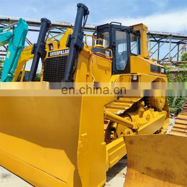 Second Hand Japan CAT Road Construction Machine Caterpillar D9R Crawler Bulldozer in Shanghai China photo-3