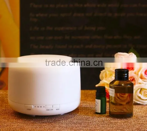 500ml Aromatherapy Essential Oils Diffuser 7 Color Changing Aroma Diffuser Large Mist Humidifier Aromatherapy photo-4