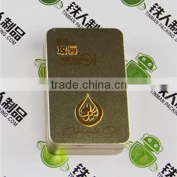 Empty Metal Tinplate Case Cosmetic Case Metal Box photo-2