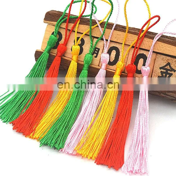 Polyester Silk Tassel Fringe 13cm Cotton Tassels Trim For Sewing Curtains Accessories photo-4