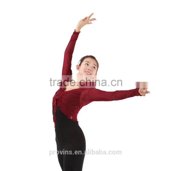 (WE01098) Dance Mesh Tops, Ballet Warm Up, Dance Warm Up photo-5