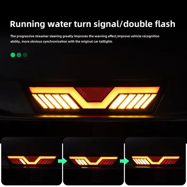 Tesla Model Y Rear Bumper LED Brake Light Turn Signal Light photo-5
