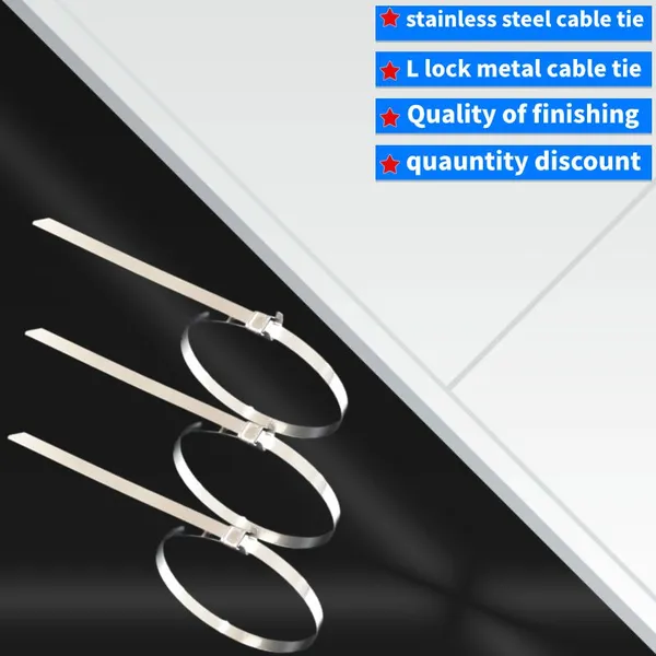 Ｌlocking Stainless Steel Cable Tie 304 Material photo-2