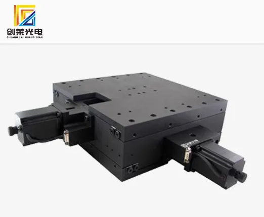 Chuanglai Optoelectronics Precision Electric Integrated Translation Stage XY Two Axis Displacement Stage Optical Experiment Two Dimensional Sliding Table