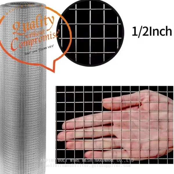 Building Construction Top Grade Customized Stainless Steel 304 316 Screen Nets,wireDIA 3mm 4mm 6mm Thickness Welded Mesh Stainless Steel photo-4