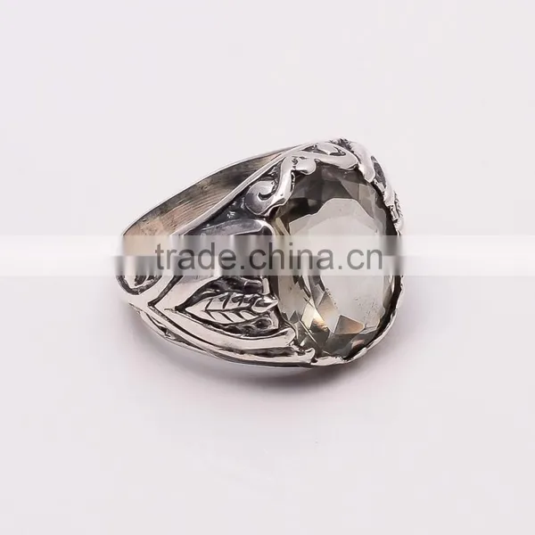 GREEN AMETHYST RING ,925 Sterling Silver Jewelry Wholesale,WHOLESALE SILVER JEWELRY,SILVER EXPORTER,SILVER JEWELRY FROM INDIA photo-2