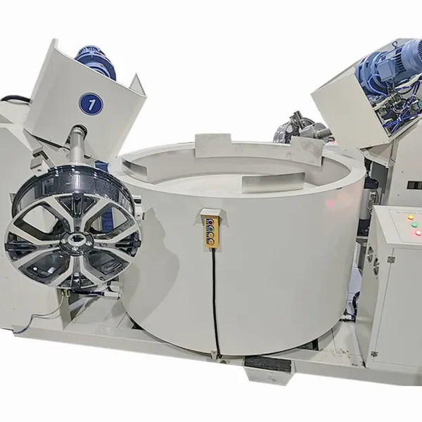 High-Efficiency Automatic Wheel Polishing Machine For Wheel Rims Up To 32 Inches Forged And Cast photo-3