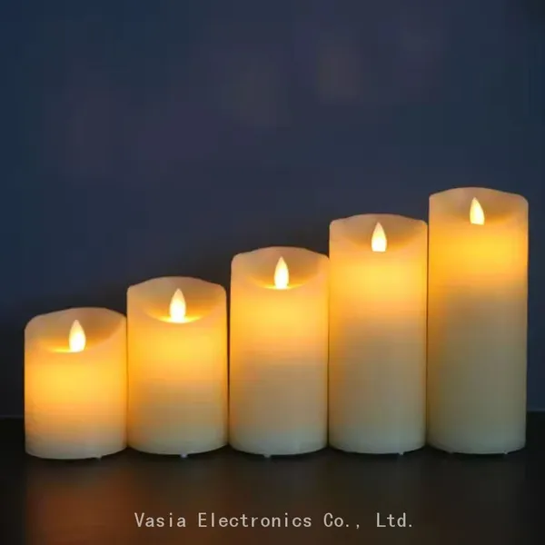 6-Hour Timer LED Flameless Candles, 3-Pack Rechargeable & Dimmable, Ideal for Bedroom/Office photo-5