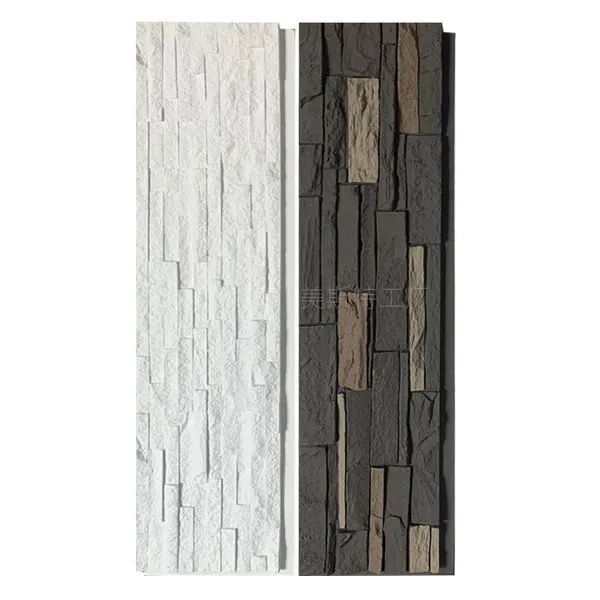 PU Stone Panels for Effortless Home Makeover Durable and Easy to Install Faux Stone for Interior Walls Villa Hotel photo-5