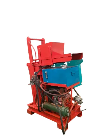 Small Cement Brick Machine Two Phase Electricity Concrete Pad Machine Shaped Brick Block Forming Machine