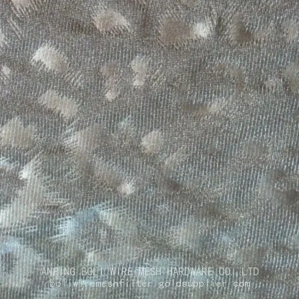 100% Silver Fiber Mesh Knitted Gauze Fabric EMF RFID Shielding Signal Radiation Protection Anti-Static Home Curtain Garments BOLI photo-3
