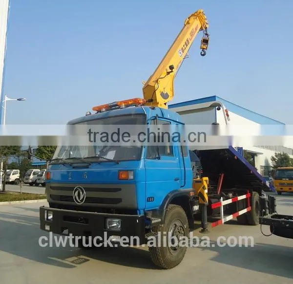 2015 Dongfeng Wrecker Towing Truck With Crane, 4x2 Truck Mounted Crane photo-5