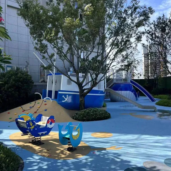 Customized Large Stainless Steel Slides, Outdoor Children's Combined Amusement Equipment, Non-powered Facilities for Communities and Kindergartens photo-3