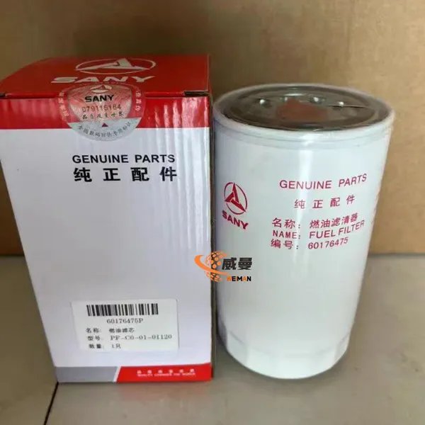 Original Sany Diesel Engine Parts Excavator Fuel Filter 60176475 for Sany Excavator Spare Parts. photo-2