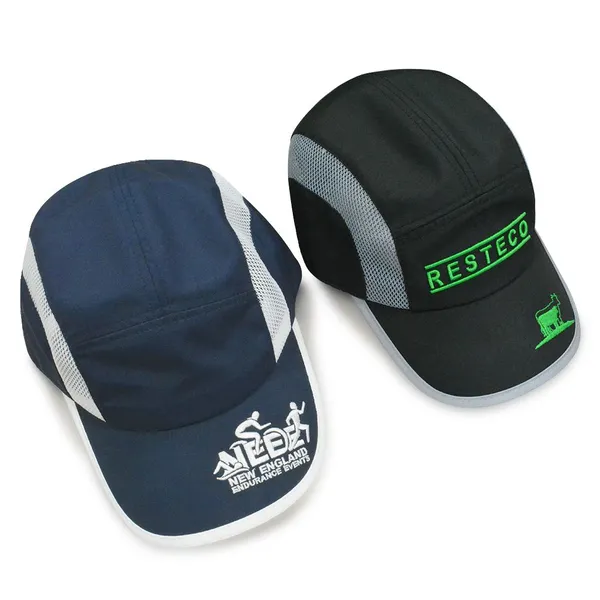 Quick Dry Outdoor Cap Camp Cap Laser Cut Perforated Custom Polyester Nylon Running Hat Custom Logo Camping Cap for Mens photo-5