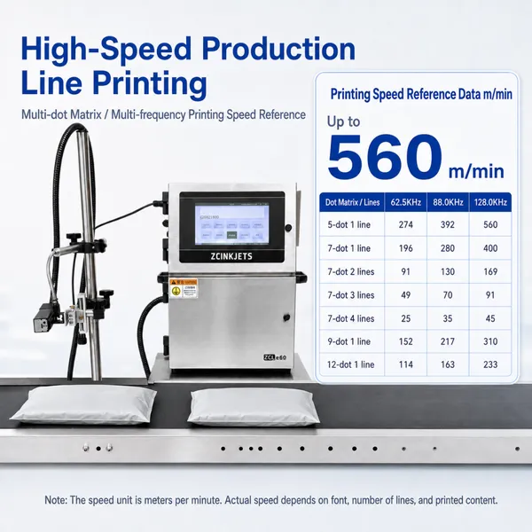 CIJ Inkjet Printer for Poly Mailer Shipping Bags Date Batch Tracking Code Printing photo-2