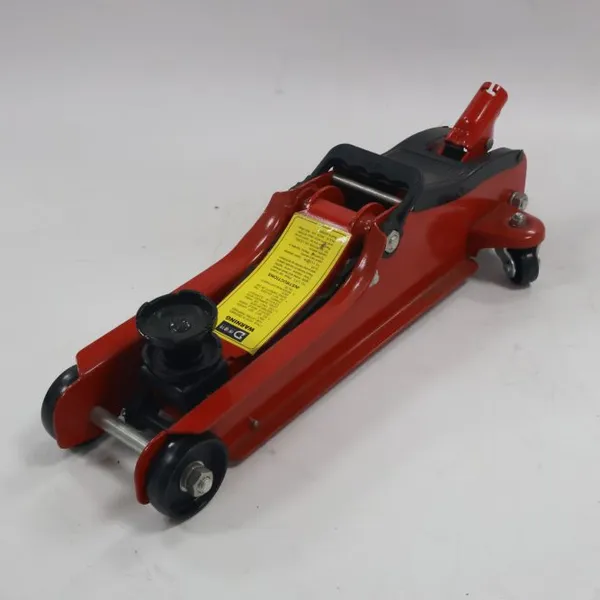 Pneumatic Floor Jack 3 Ton Capacity, Air Powered, 15-1/2 Inch Saddle Height, With Quick Connect Coupler