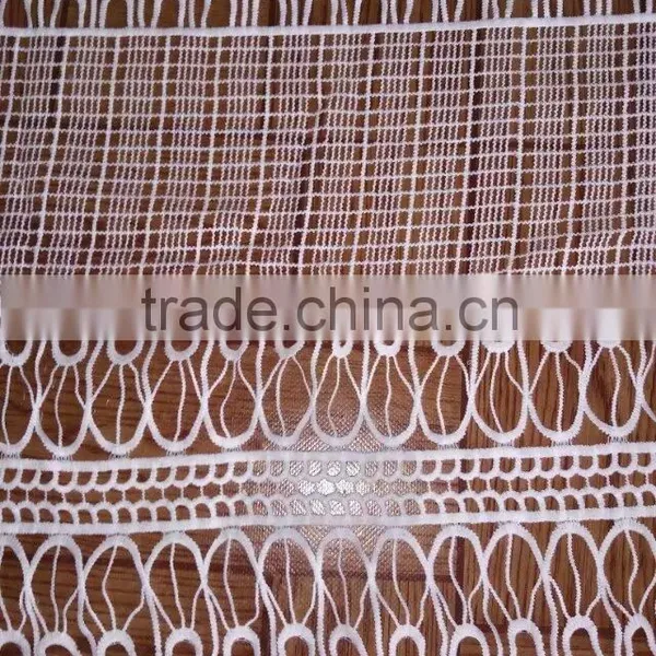 Embroidery Full Lace Water Soluble Milk Silk Lace Fabric For Garment Accessory photo-2