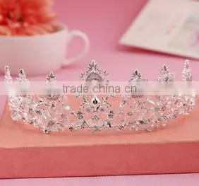 Hot Sale Fashion Hair Jewelry Pageant Real Diamond Tiara for Sale photo-3