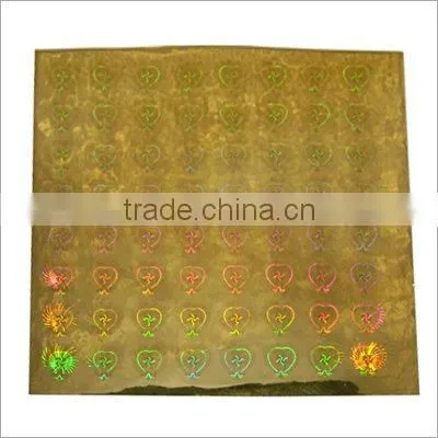 Wholesale Factory Price High Quality Custom Laser Hologram Sticker