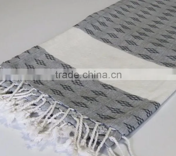 Organic Cotton Fouta Bath and Beach Towel Tunisian Sauna Towels Wholesale photo-3