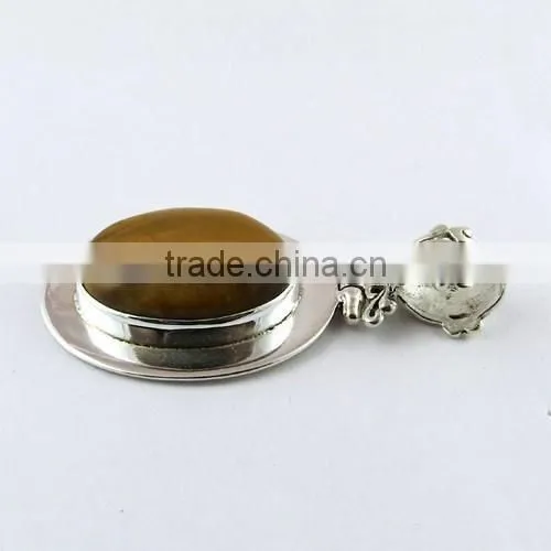 Honey Without Flowers !! Tiger's Eye 925 Sterling Silver Pendant, Handmade Silvber Jewelry, Silvber Jewelry photo-4