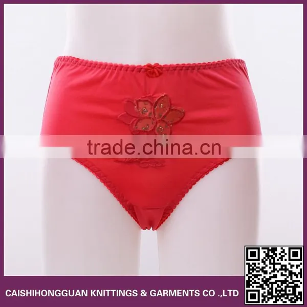 Hot Red Plain Underwear