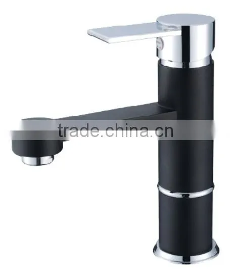 2015 Newest Fashion UPC Washbasin Black Faucet Tap Mixer photo-3