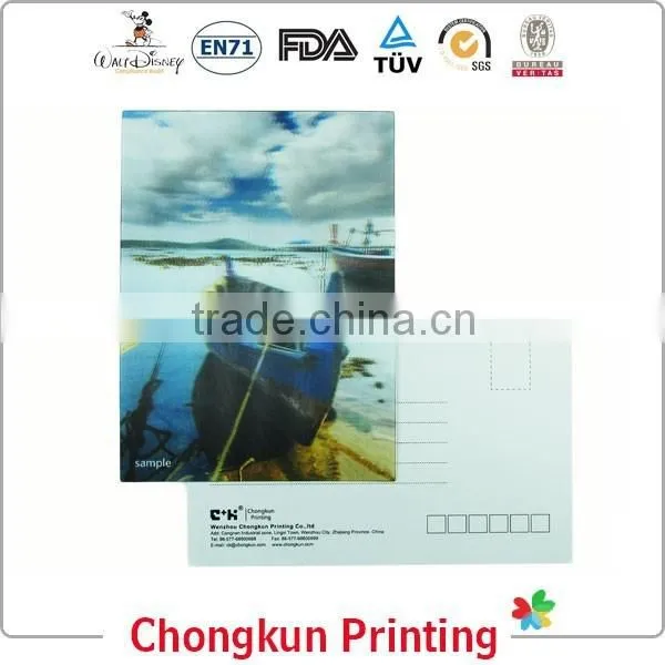 Factory 3D Lenticular Display Postcards