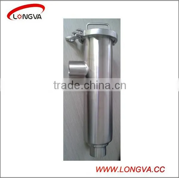 Wenzhou Factory Sanitary Angle Type Pipeline Filter
