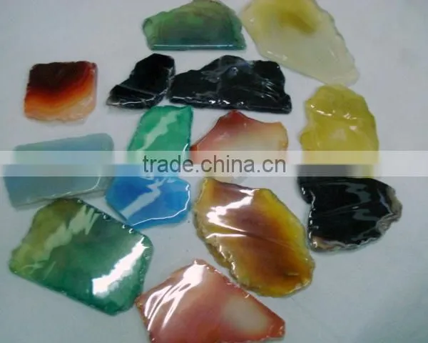 Multi Color Agate Slices in agate : Agate