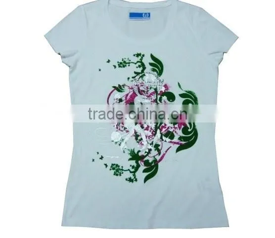 High Quality Cotton Plain T-shirts , Wholesale T-shirts Women photo-2