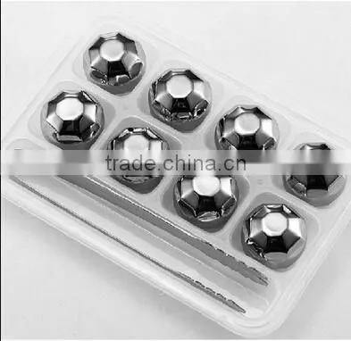 2016 New Christmas Gift!!! Reusable Whisky Stones BPA Free Stainless Steel Ice Cubes photo-2