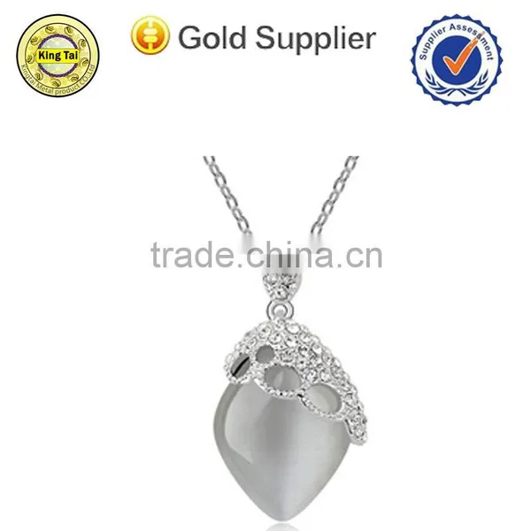 High Quality Jewelry Rhinestone Silver Necklace photo-6