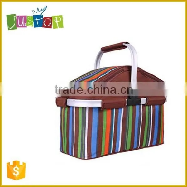 Factory Good Quality Folding Picnic Basket, Picnic Cooler Bag, Cooler Basket photo-3