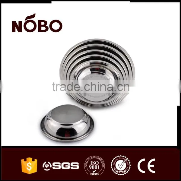 Round Shape Stainless Steel Dinner Plate photo-3