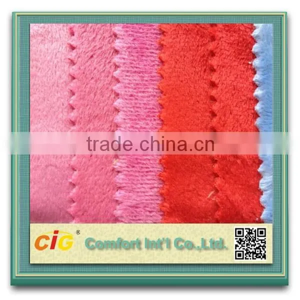 High Quality Short Pile Long Pile Cut Pile Velour Fabric for Garment photo-5