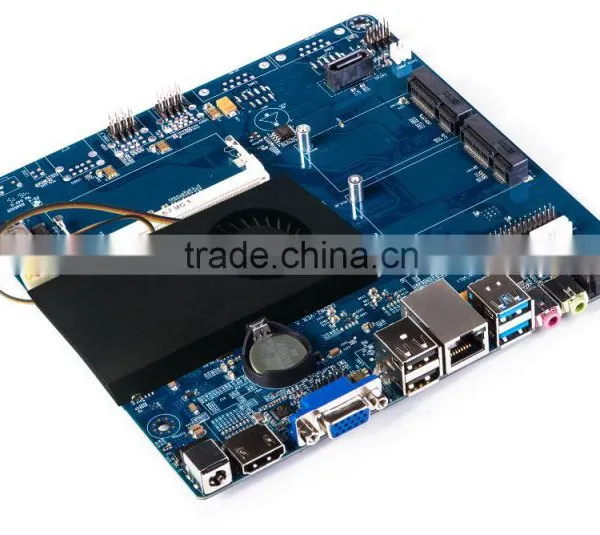 High Quality 2016 New All In One Motherboard Mini Motherboard Optional 4th 4010U i3 i5 i7 HTPC VGA, 4*USB,Support Win7/WIN8/W10 photo-5