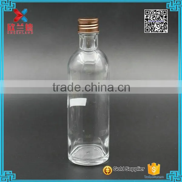Mini 200ml Glass Wine Bottles Vodka Glass Bottles Portable Glass Liquor Bottles. photo-5